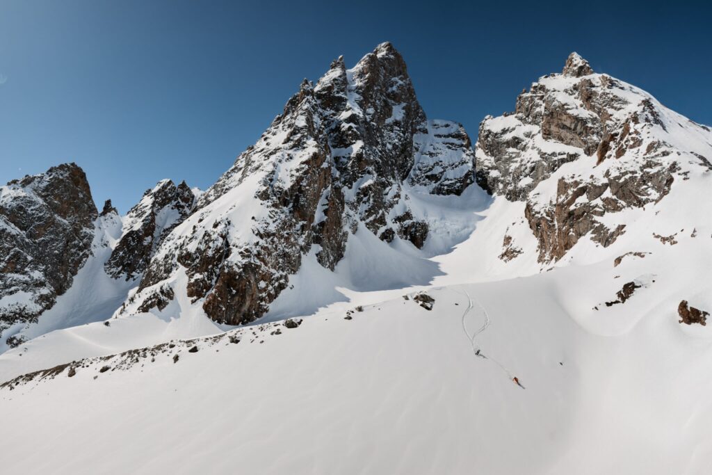 Mountain ski wedding in Jackson Hole Wyoming.